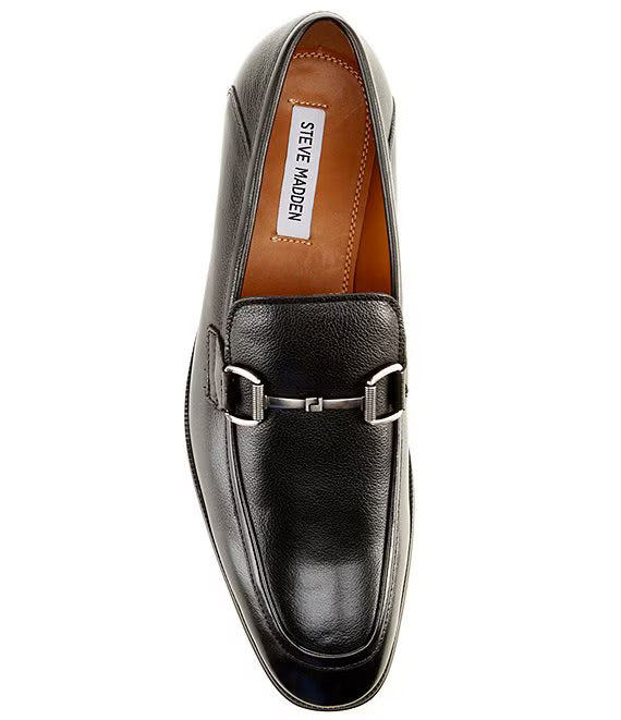 Steve Madden Men's Caspin Bit Dress Loafers  Color Black Size 10