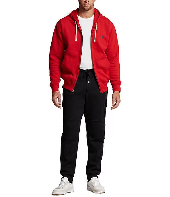 Polo Ralph Lauren Men's Big & Tall Classic Fleece Full-Zip Hoodie Color RL2000 Red Size 2XLT
