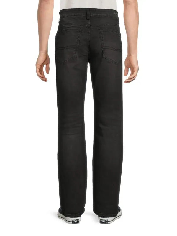Buffalo David Bitton Men's Relaxed Straight Driven Jeans Black W34xL30
