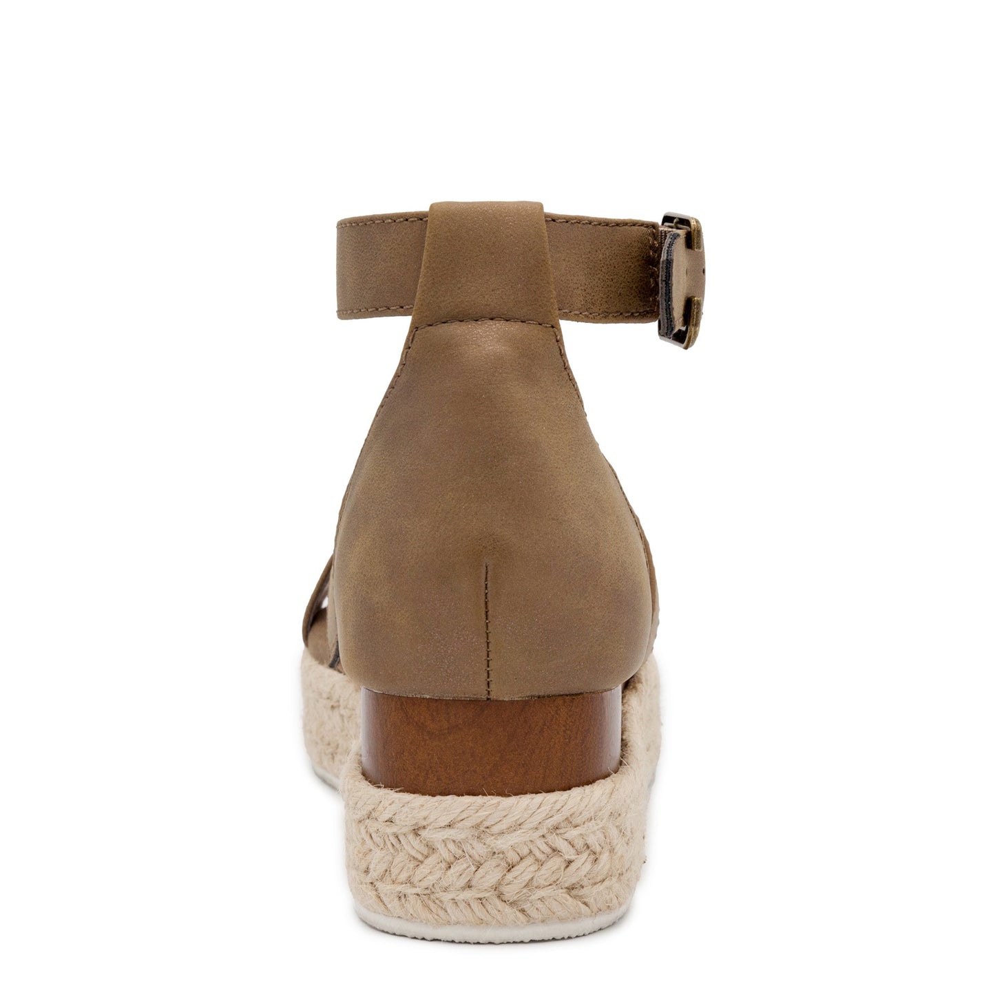 Sugar Women's Tahini Platform Wedge Sandals Color Bronze Size 6.5M