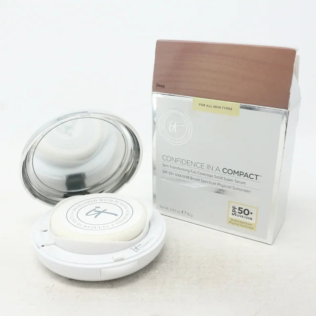 IT Cosmetics Confidence In A Compact, Deep, .63 Oz