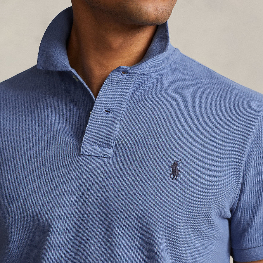Polo Ralph Lauren Men's Iconic Mesh Polo Shirt Color French Blue Size XL