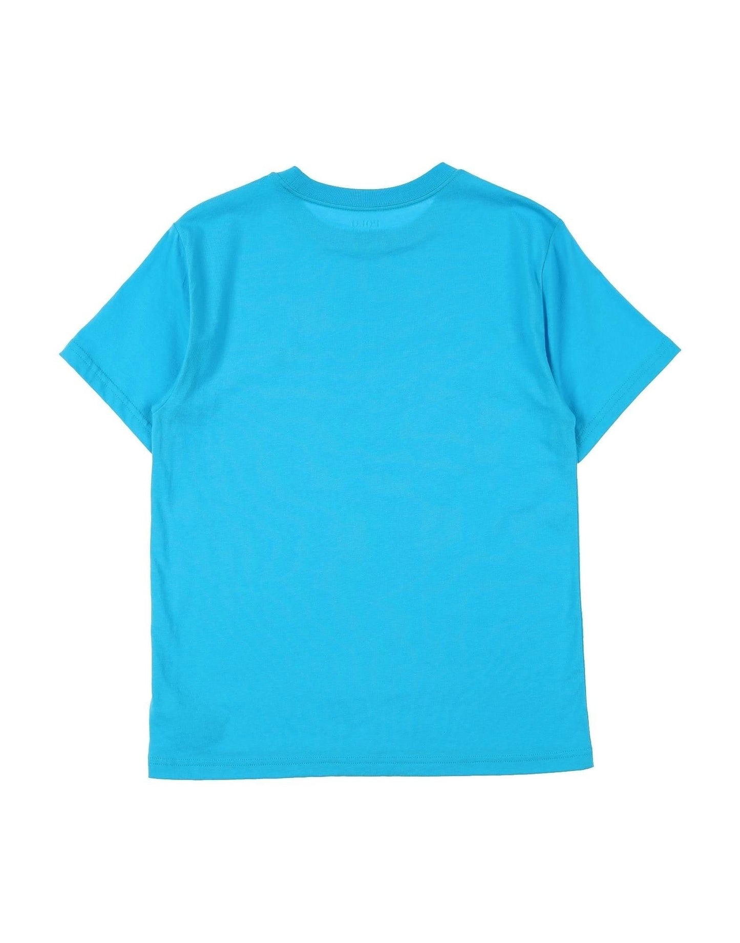 Polo Ralph Lauren Big Boys Jersey Crewneck T-shirt Color Vacation Blue Size M (10-12)