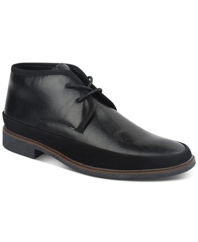 Alfani Men's Clyde Chukka Boots Color Black Size 10.5M