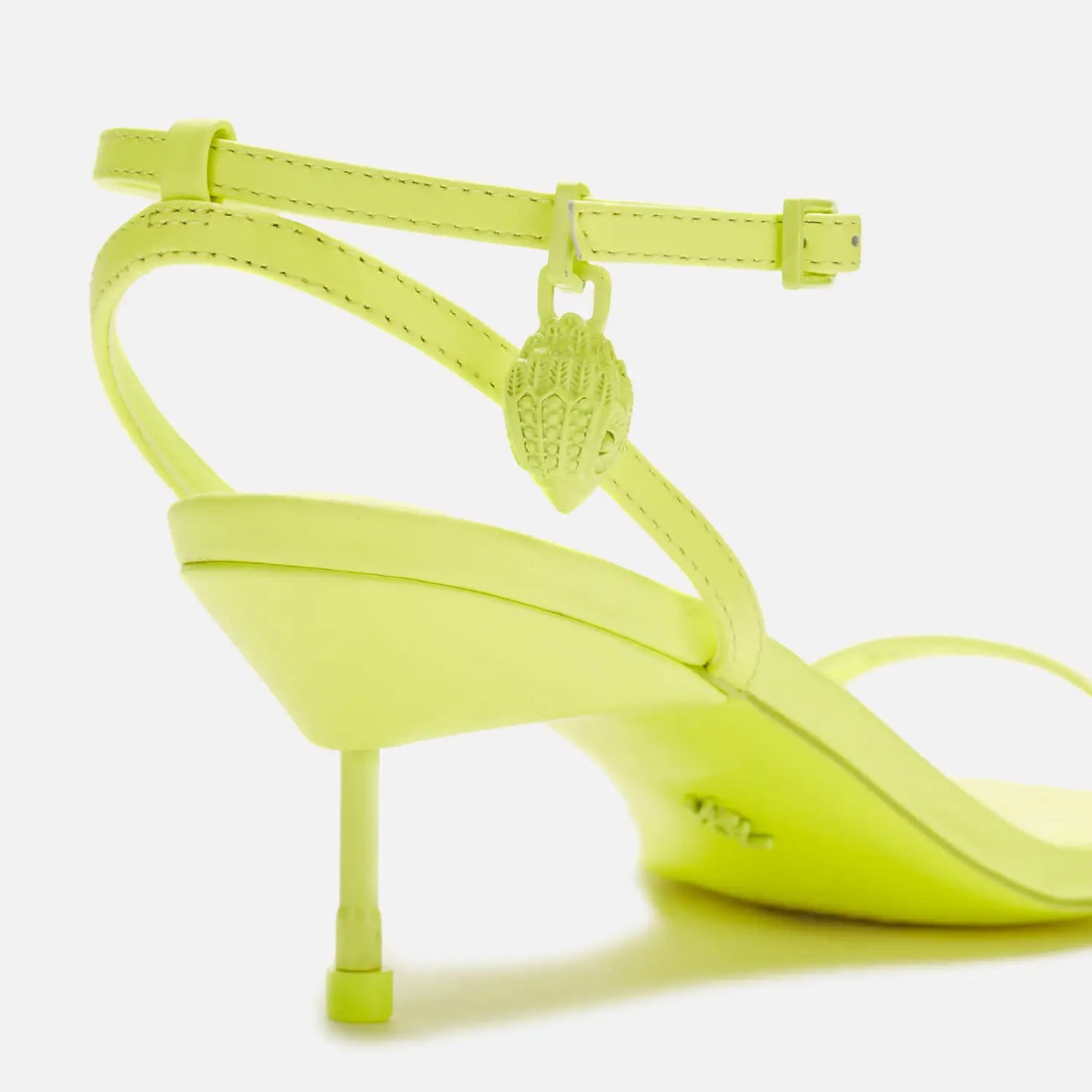 Kurt Geiger London Shoreditch Barely There Heeled Sandals Color Yealow Leather Size EU 36/US 6