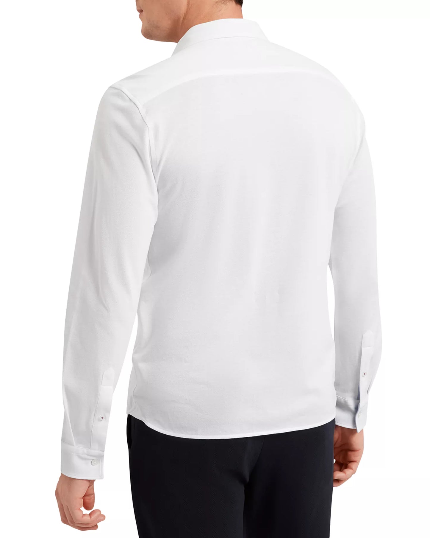 Ted Baker Men's Regular-Fit Cotton Lyocell Shirt White Size 3/M