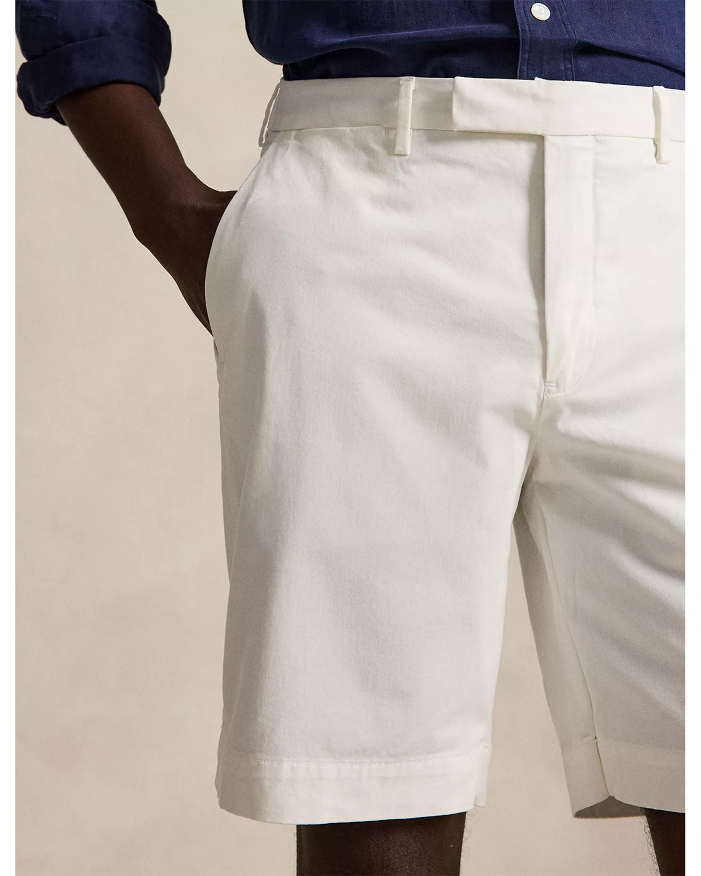 Polo Ralph Lauren Men's Greenwich 9" Classic Fit Chino Shorts White Size 36