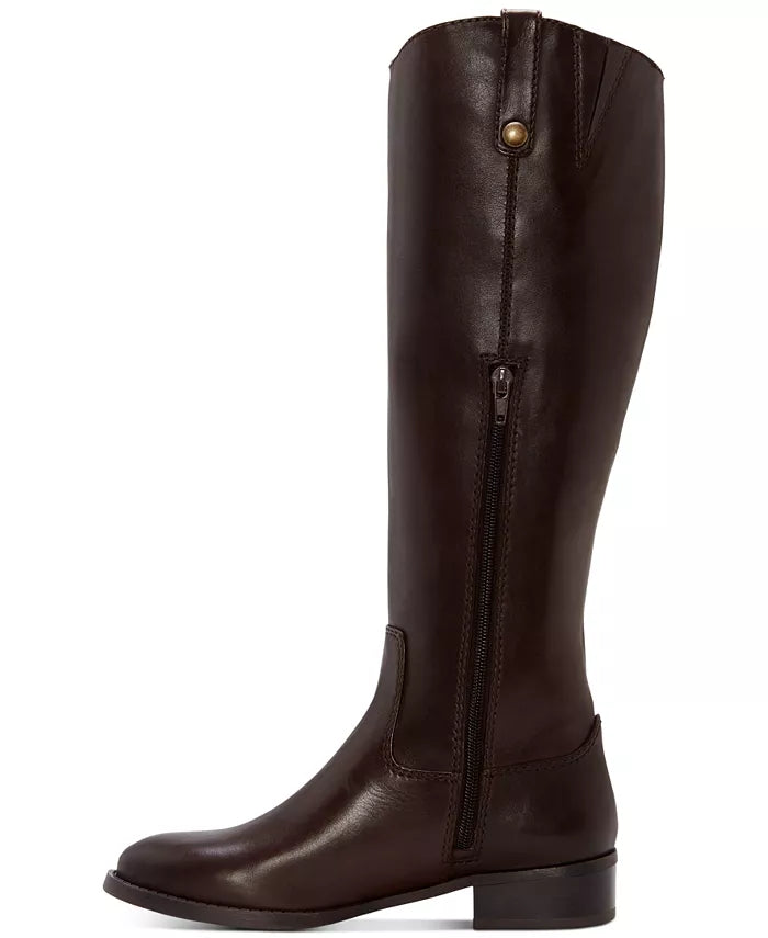 INC International Concepts Fawne Leather Closed Toe Boots Color Chocolate Size 6M