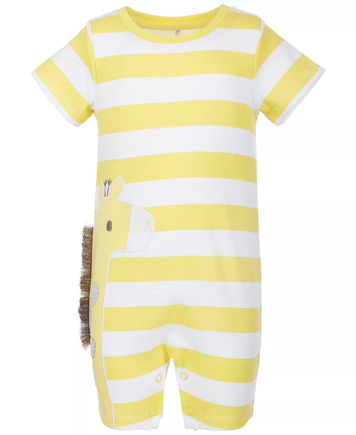 First Impressions Baby Boys Giraffe Cotton Sunsuit Color Sunny Yellow Size 0-3 months