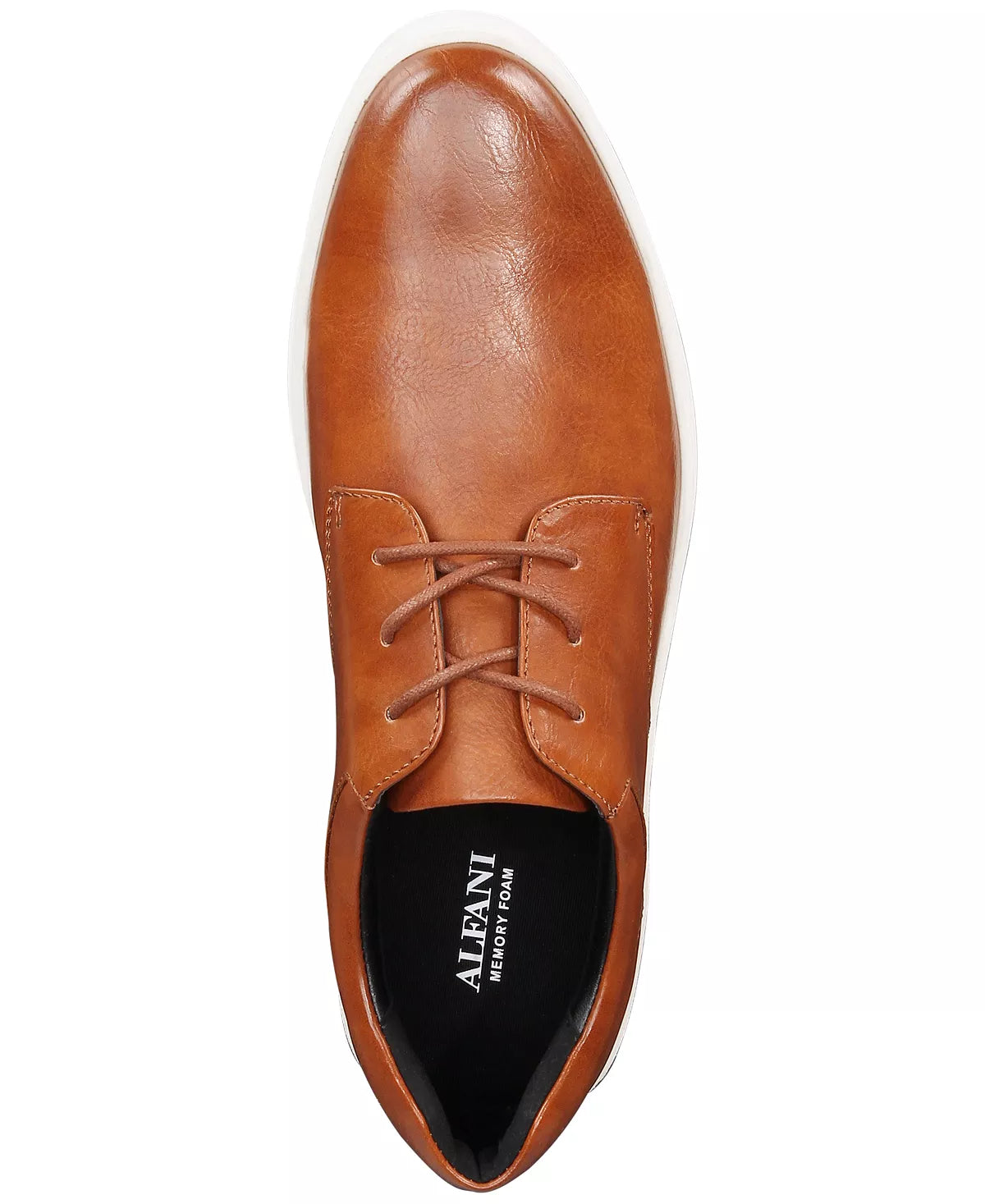 ALFANI Men's Elston Lace-Up Oxford Sneakers Color Tan Size 9M
