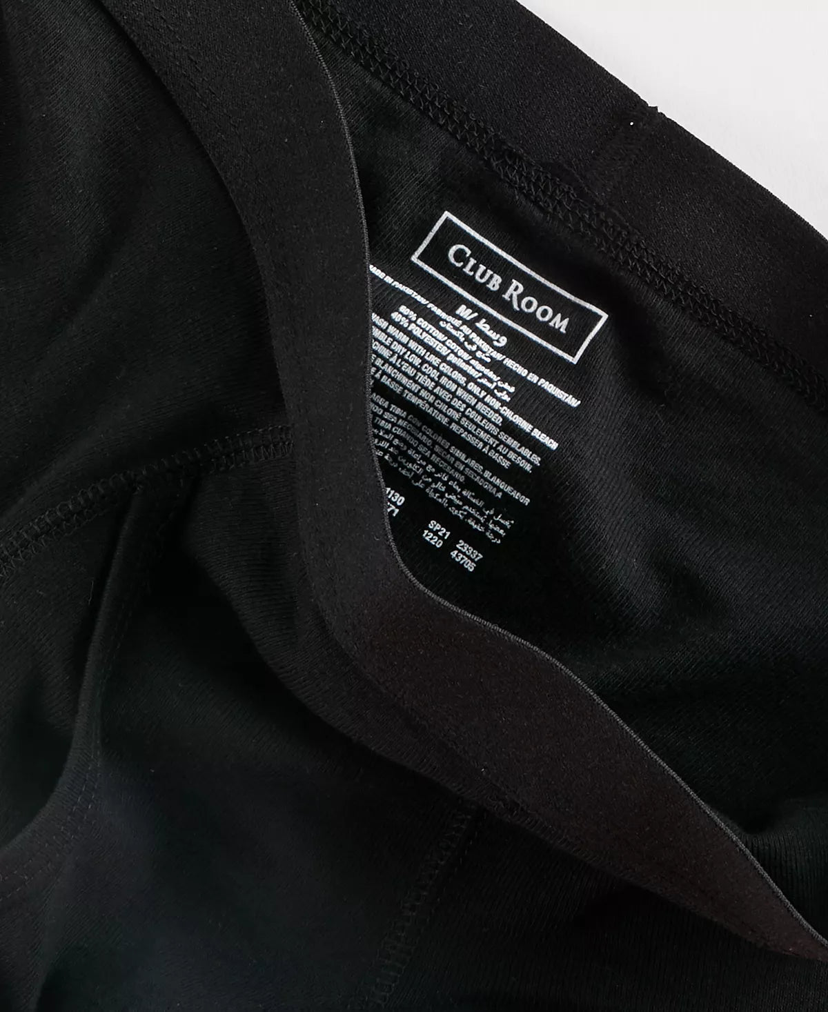 Club Room Men's Full-Cut Briefs 6-Pack Color Black Size XL