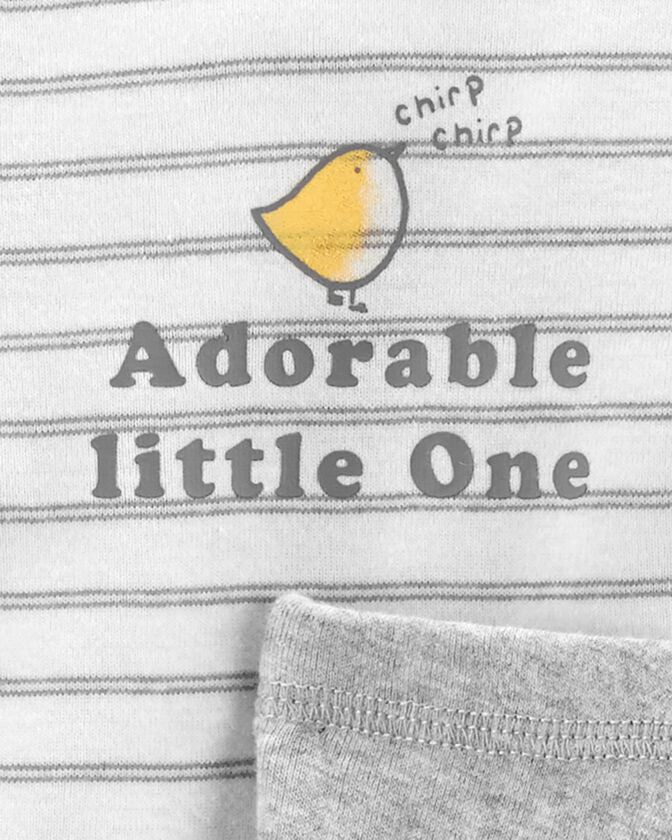 Carters Baby 3-Pc. Bodysuits Pants Set Color Gray Size 9 months