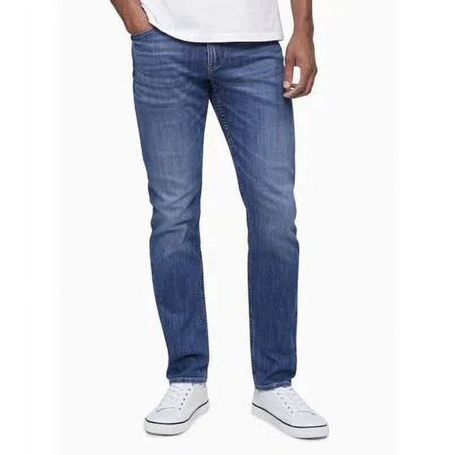Calvin Klein Men's Slim-Fit Nantucket Jeans Color Blue Floodlight W29xL30