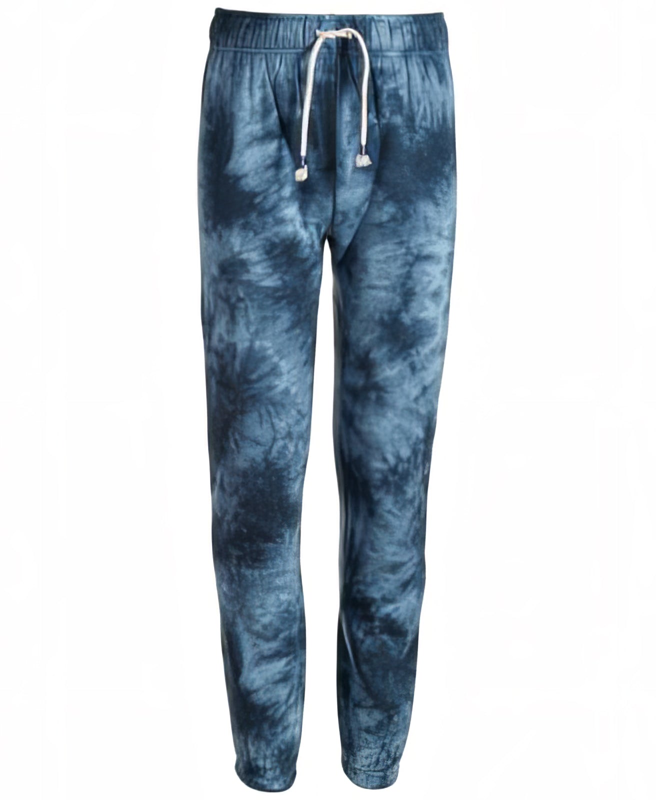 Imperial Star Big Girls Tie-Dye Fleece Jogger Pants Color Blue Cloud Printed Tie Dye Size S
