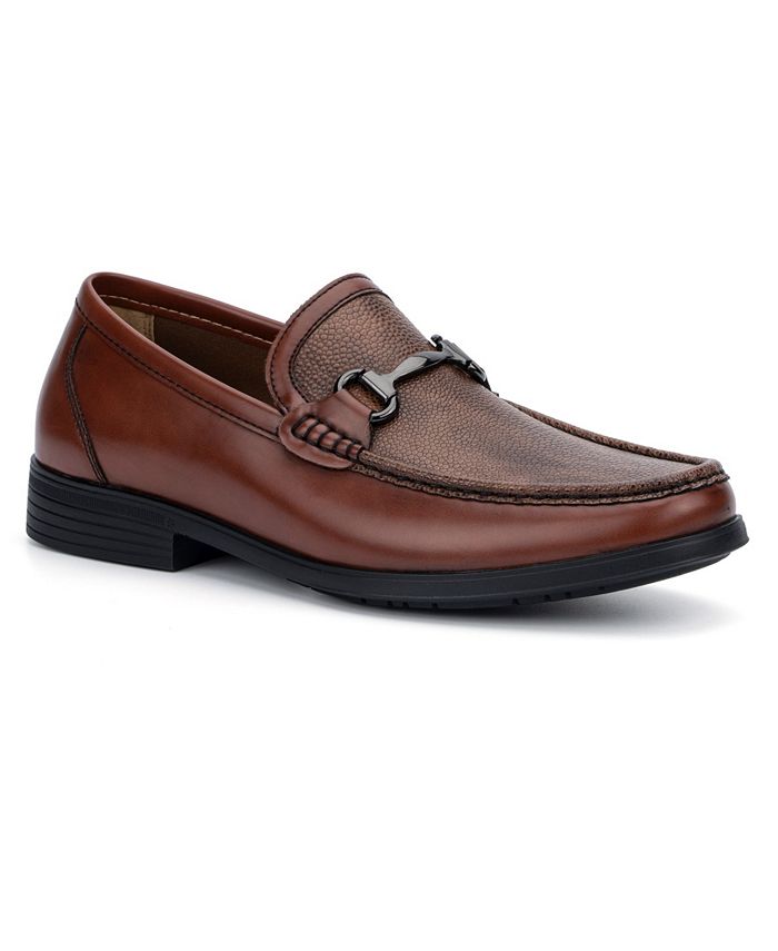 Xray Footwear Men's Woodson Low Top Faux Leather Shoe Loafer Color Cognac Size 9.5M