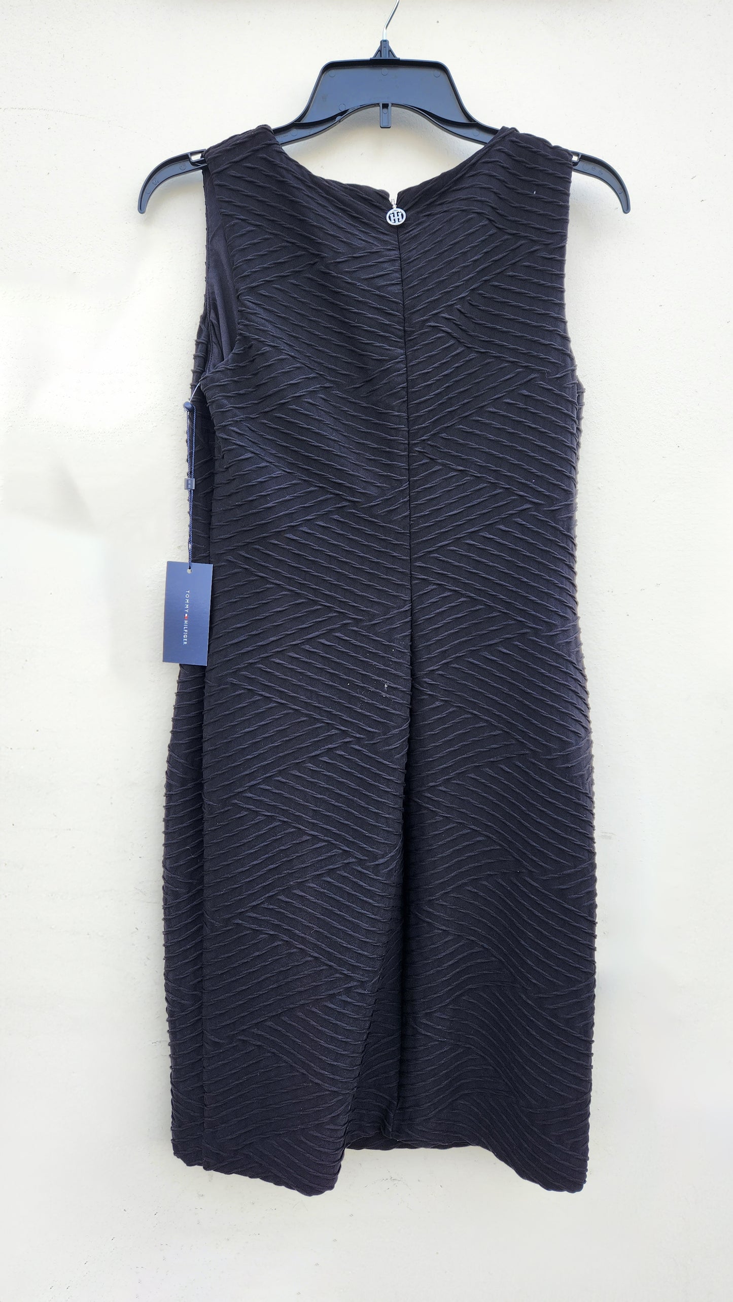 Tommy Hilfiger Women's Petites Sleeveless Sheath Dress Color Black Size 10P