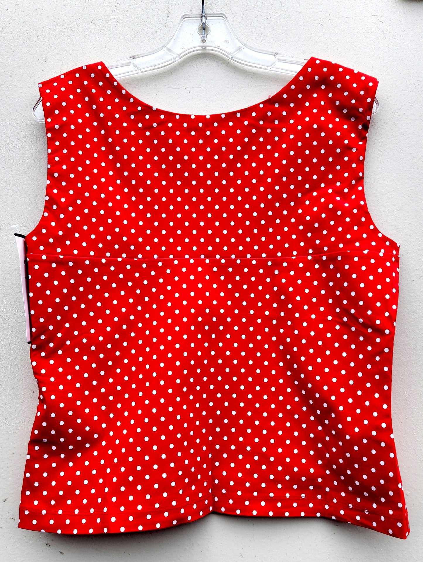 Joseph Ribkoff Women's Camisole Square Neck Top Color Red Polka Size 14