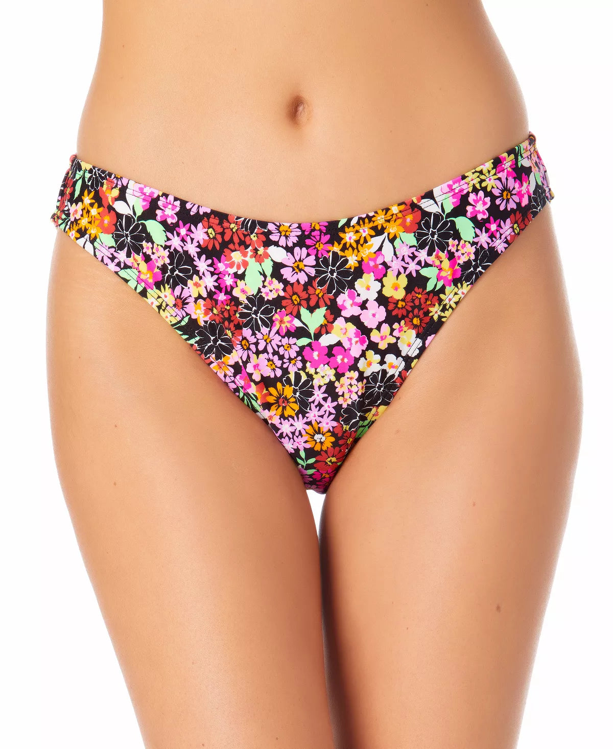 California Waves Juniors Printed Hipster Bikini Bottom Color Floral Multi Size XL