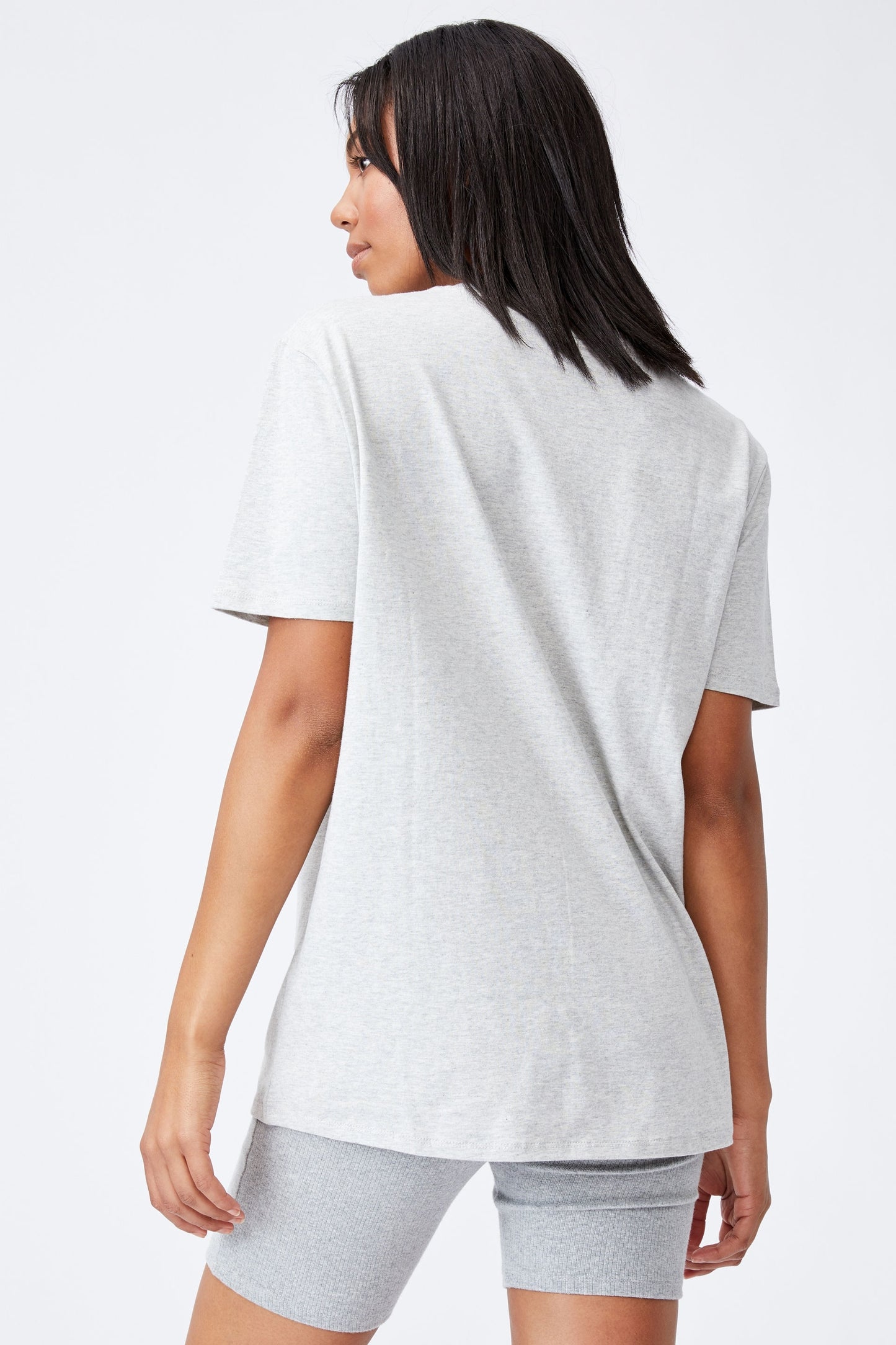 COTTON ON Women's The Oversized Dad T-Shirt Color Gray Size S