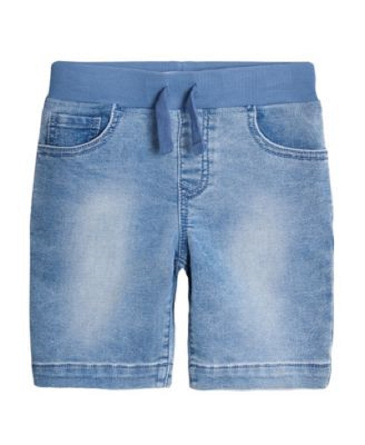 Epic Threads Boys Knit Waist Denim Shorts Color Lucas Wash Size 5