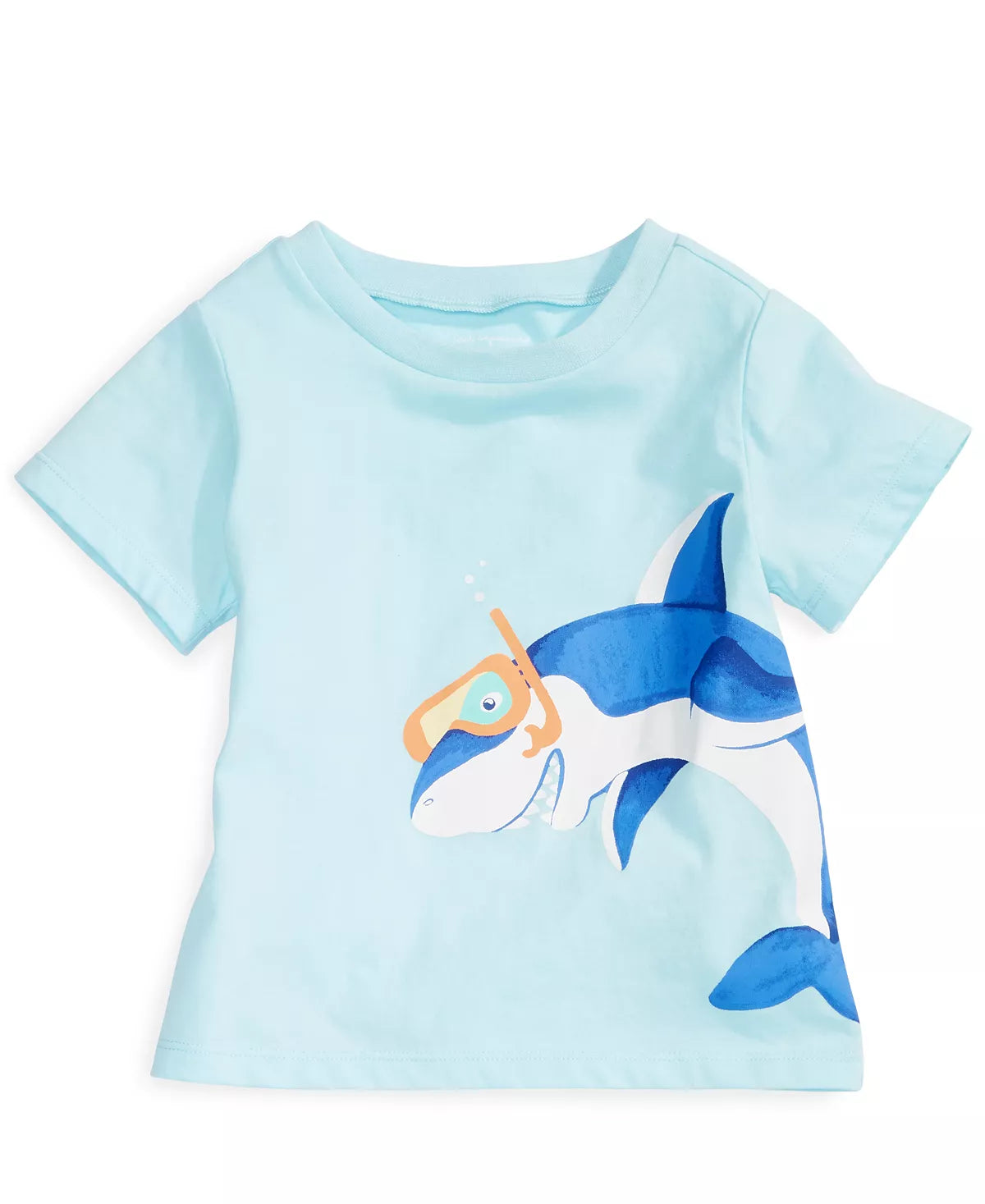 First Impressions Toddler Boys Snorkel Shark T-Shirt Color Blue Shark 3-6 Months