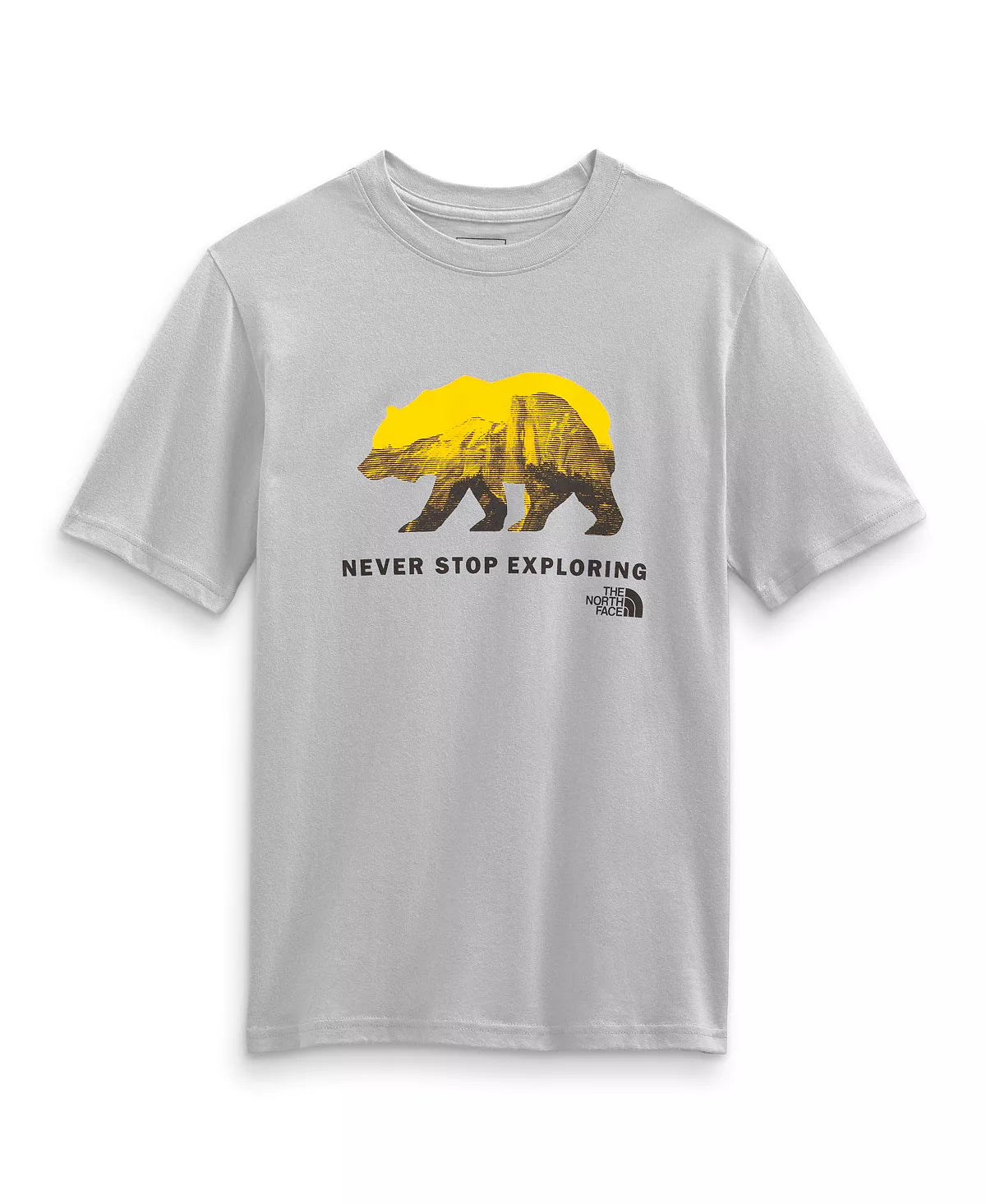 The North Face Big Boys Graphic T-shirt Color Meld Gray Size XL