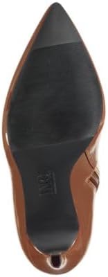 INC International Concepts Women's Rajel Dress Boots Color Cognac Patent Size 9.5M