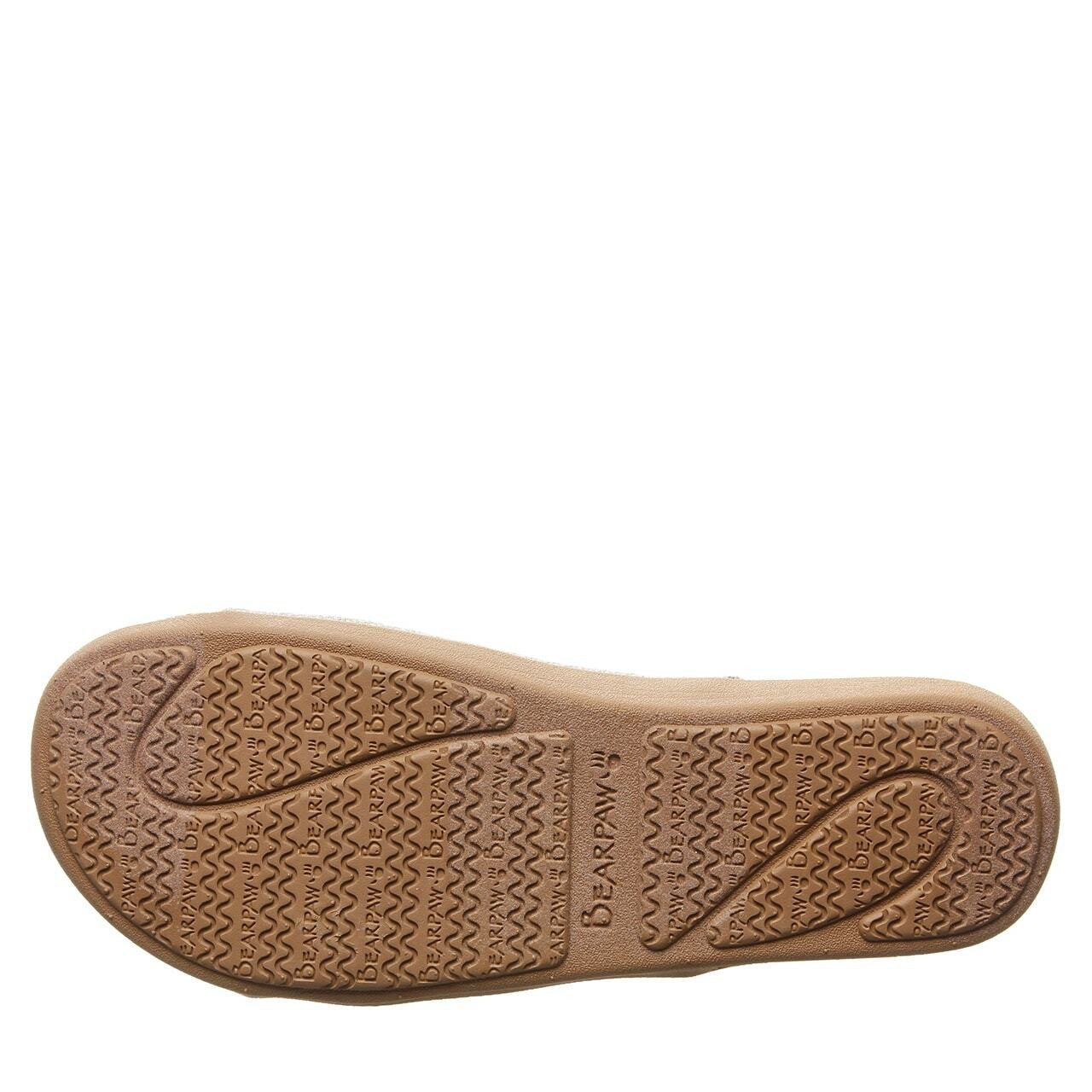 BEARPAW Women's Duran Sandals Color Linen Size 5M