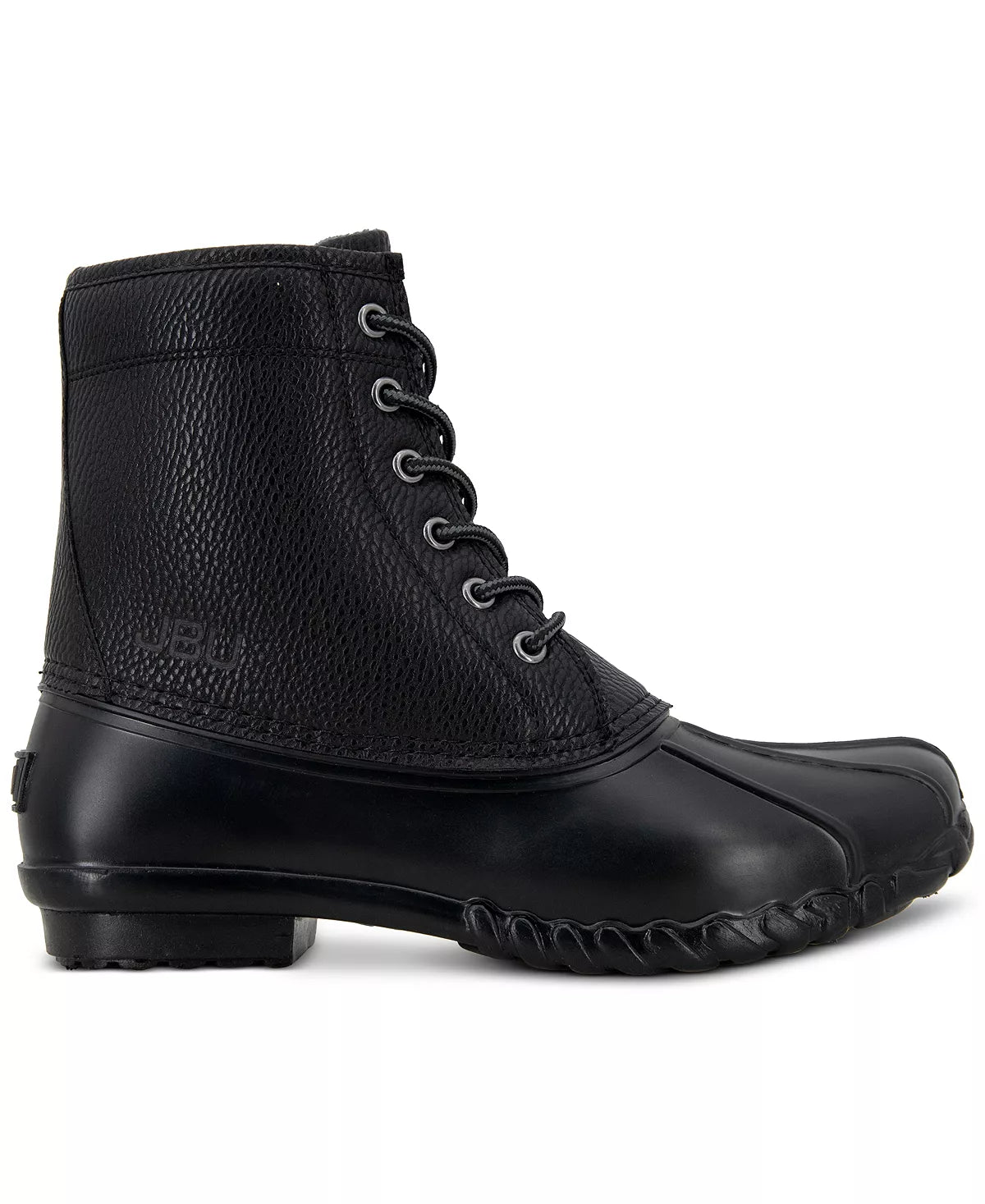 JBU by Jambu Men's Maine Waterproof Round Toe Lace-Up Duck Boot Color Black Size 10