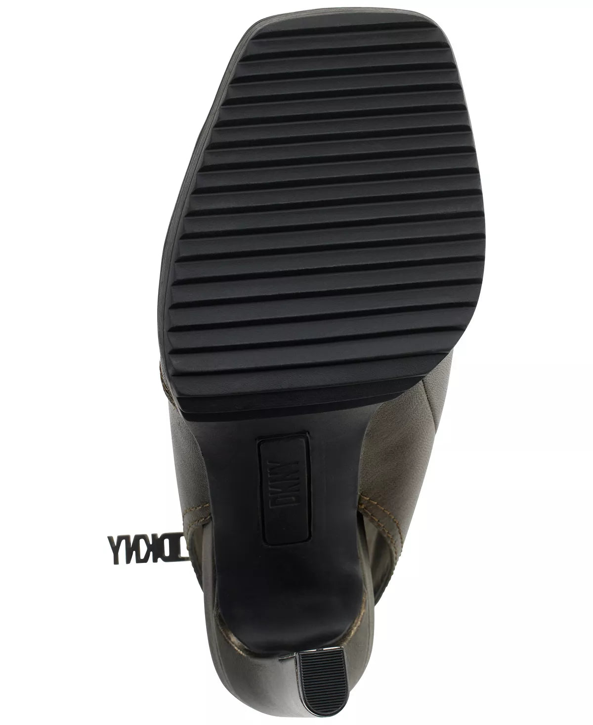 DKNY Women's Malia Square Toe Zip Shooties Color Deep Vanilla Size 9M