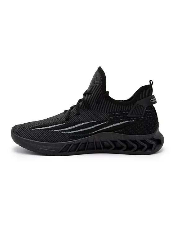 Akademiks Men's Fit 3.0 Knit Jogger Sneakers Black Size 12