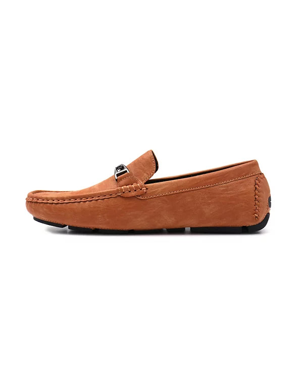 Aston Marc Men's Charter Bit Loafers Tan Size 10