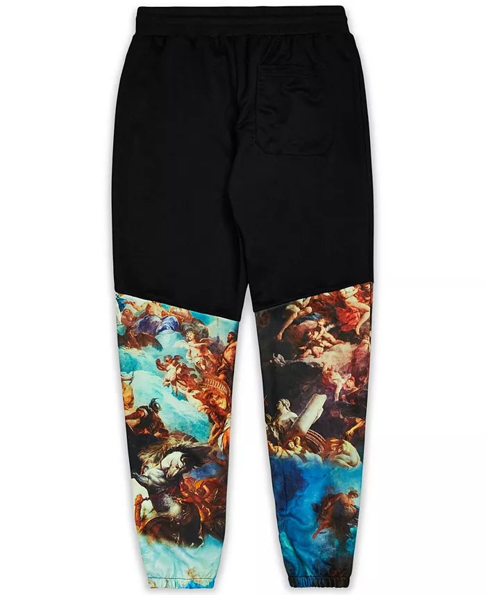 Reason Men's Big & Tall Renaissance Drawstring Joggers Multi Size 3XL