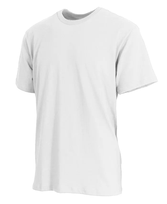 Men's Short Sleeve Crew Neck Classic T-shirt White Size S