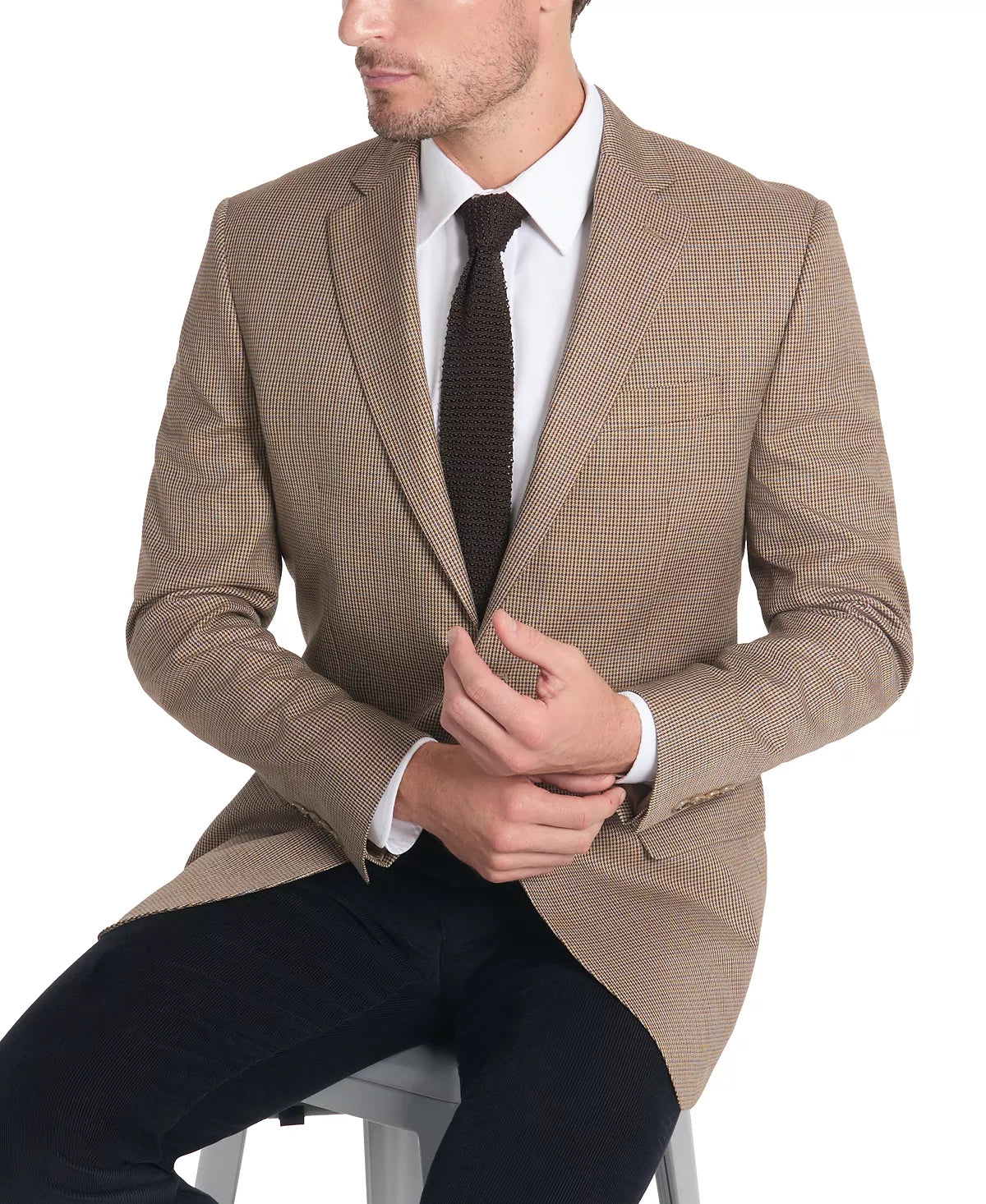 Lauren Ralph Lauren Men's Classic-Fit Sport Coat Color Brown Check Size 40R