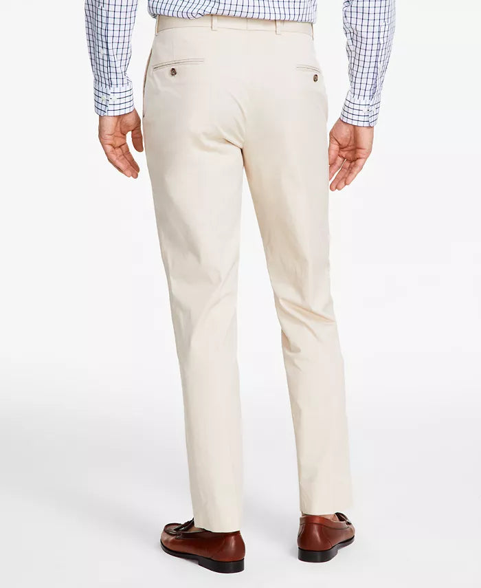 Brooks Brothers Men's Classic-Fit Stretch Solid Suit Pants Color Beige/Khaki W40xL30