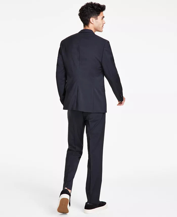 Hugo Boss Men's Modern-Fit Wool Suit Separates Pants Color Dark Grey W34xL32