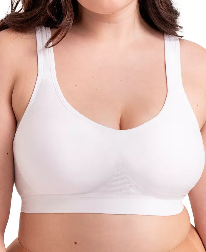 Shapermint Essentials Women's Daily Comfort Wireless Shaper Bra White Size 2XL