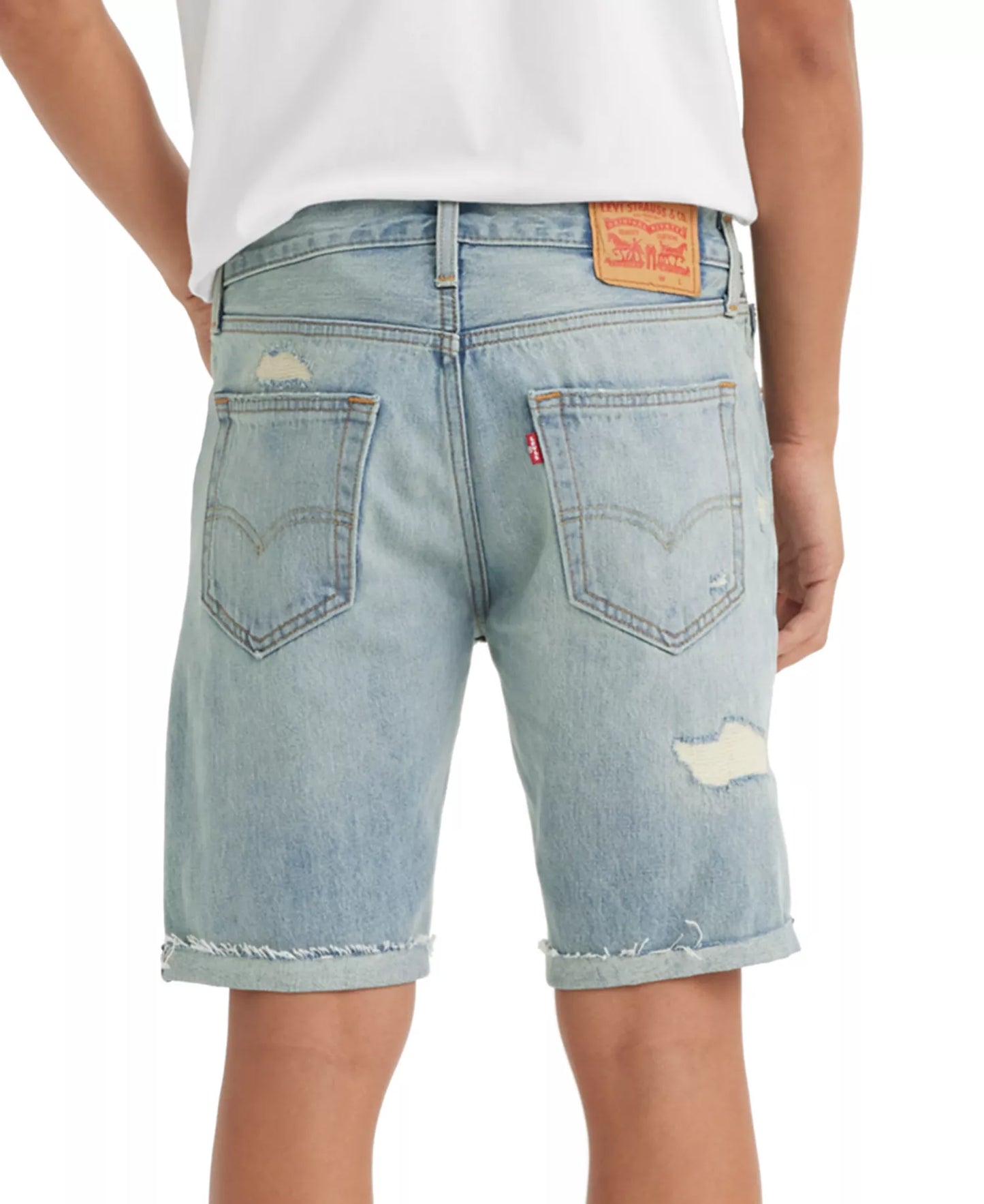 Levi's Men's Flex 412 Slim Fit 5 Pocket 9" Jean Shorts Gummy Bear Size 34