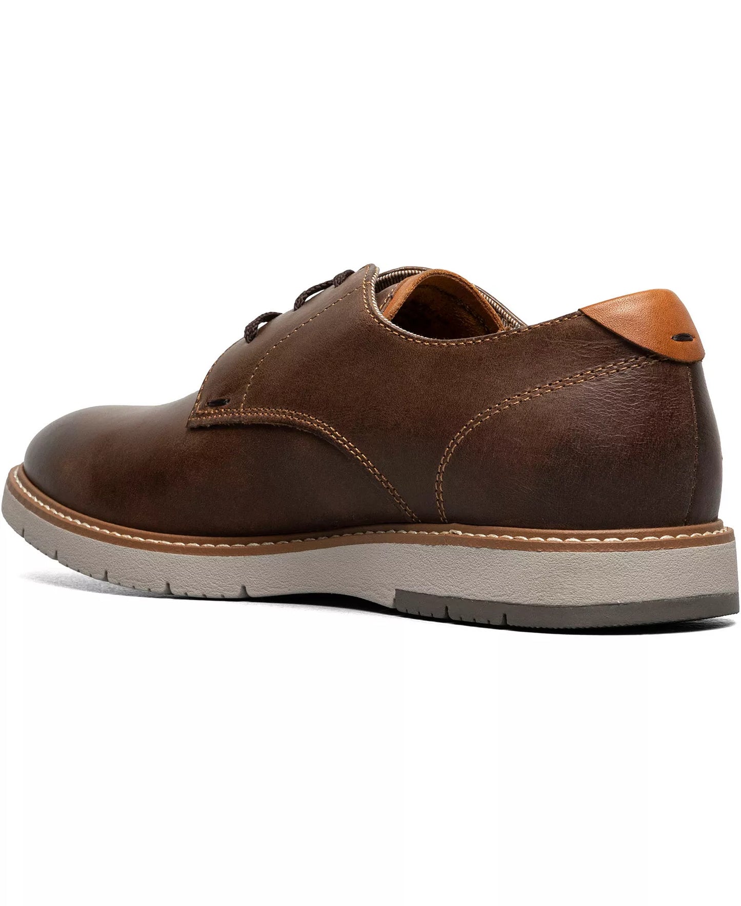 Florsheim Men's Vibe Plain Toe Oxford Lace Up Dress Shoes Brown Ch Size 7.5W