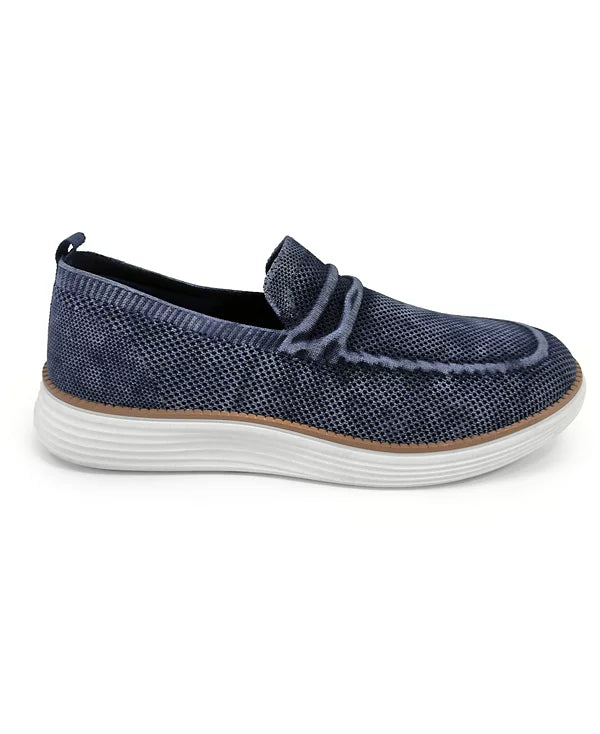 Akademiks Men's Dayton Slip-On Loafer Navy Size 9