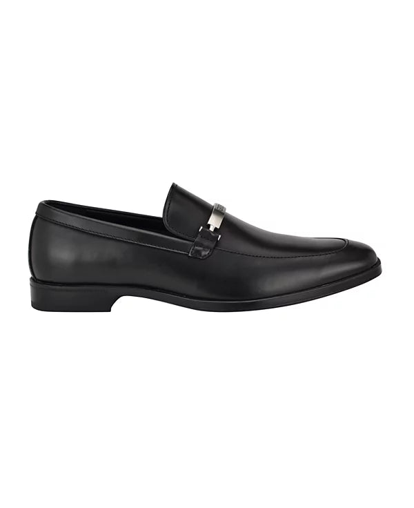 GUESS Men's Herzo Slip On Ornamented Dress Loafers Black Size 9