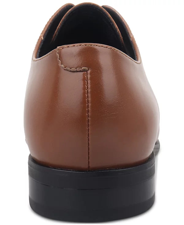 Alfani Men's Quinn Cap-Toe Oxford Dress Shoes Tan Size 10