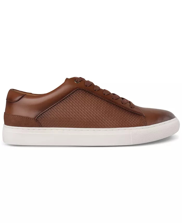 Alfani Men's Adairr Dress Sneaker Cognac Size 8.5