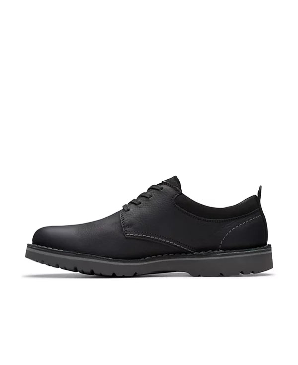 Clarks Collection Men's Eastridge Low Shoes Black Leather Size 10.5