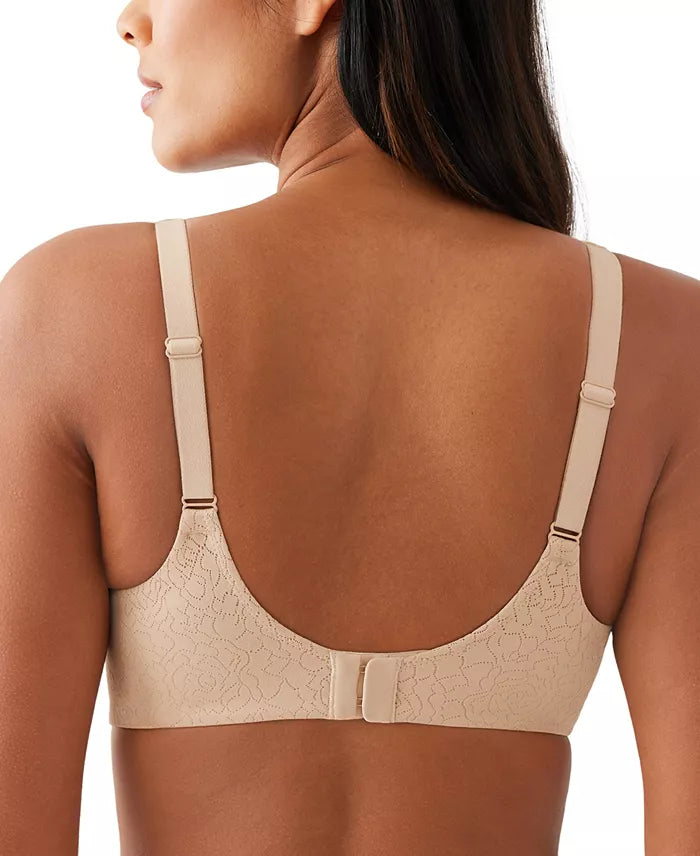 Wacoal Women's Inside Job Wireless Full-Coverage Bra Sand Size 40D
