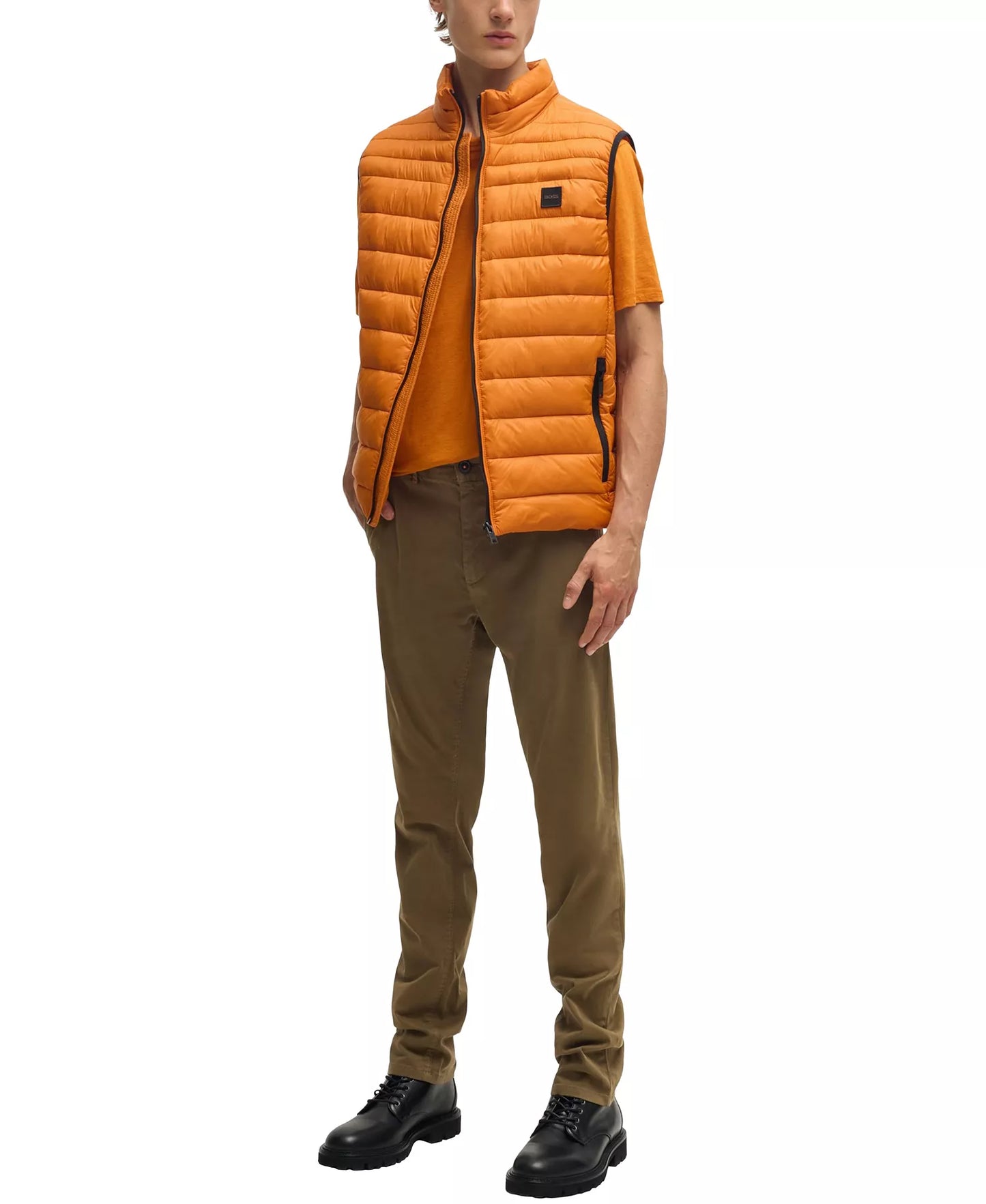 Hugo Boss Men's Regular-Fit Jimi 224D Chino Pants Brown W29xL32