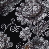 Connected Petite Printed Fit-Flare Dress Color Black Multi Size 4P