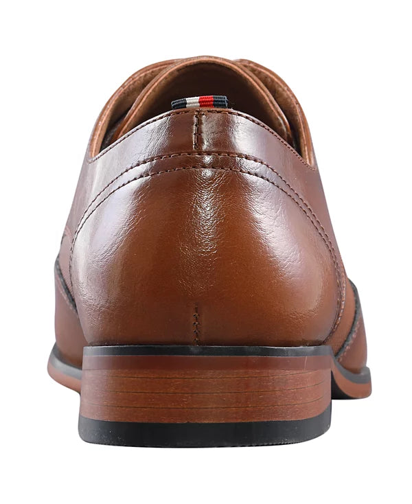 Tommy Hilfiger Men's Sagent Wingtip Dress Oxfords Medium Brown Size 11
