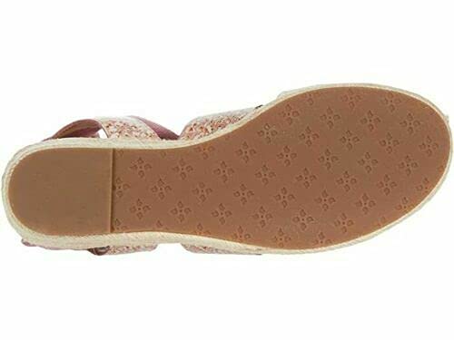 Patricia Nash Women's Riva Wedge Sandals Color Blush Bouquet Size 5.5M